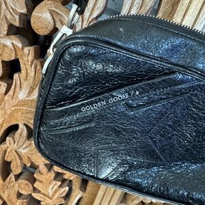 Golden Goose Black Leather Bag